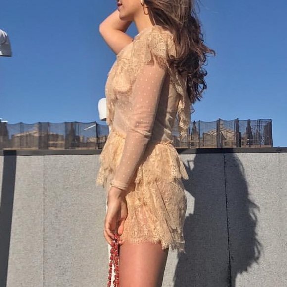 House of Harlow 1960 x Revolve Lace One Shoulder Mini Dress - Picture 5 of 9